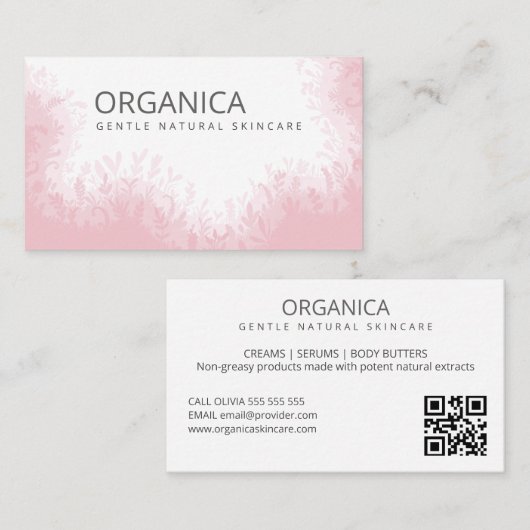 天然皮用名刺気に 名刺 (正面/裏面)