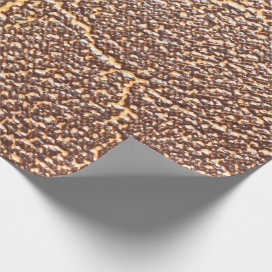 天然皮革製の本のカバーのテクスチャ抽象芸術,熟成, ラッピングペーパー (角)