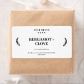 天然石パーソナライズされたけん製品ラベルシール ラベル (インサイチュ)