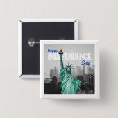 「天然石マグネット：自然を宇宙に持ち込む」 缶バッジ (正面&裏面)