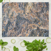 天然石型台所用タオル キッチンタオル (折り畳み)