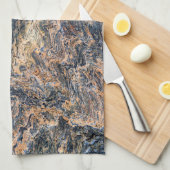天然石型台所用タオル キッチンタオル (四つ折り)