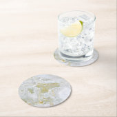 天然石模様紙コースター ラウンドペーパーコースター (インサイチュ)