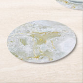 天然石模様紙コースター ラウンドペーパーコースター (アングル)