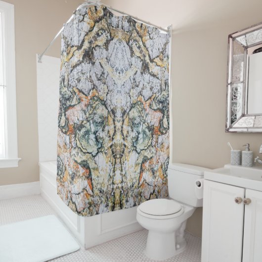 天然石模様 シャワーカーテン (インサイチュ)