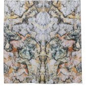 天然石模様 シャワーカーテン (正面)