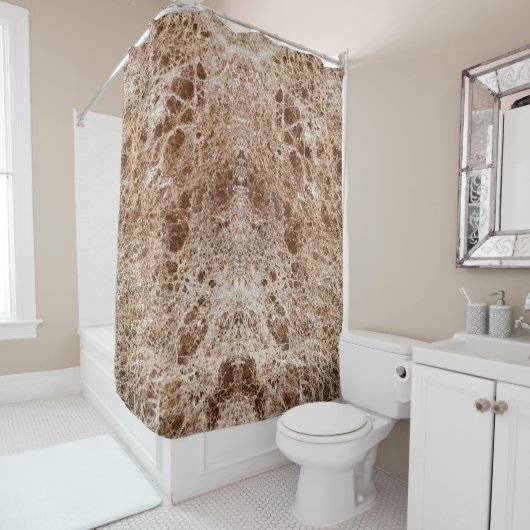 天然石模様 シャワーカーテン (インサイチュ)