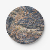 天然石模様 ペーパープレート (正面)