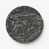 天然石模様 ペーパープレート (正面)