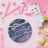 天然石模様 ペーパープレート (パーティー)