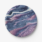 天然石模様 ペーパープレート (正面)
