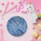 天然石模様 ペーパープレート (パーティー)