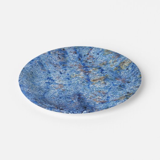 天然石模様 ペーパープレート (アングル)