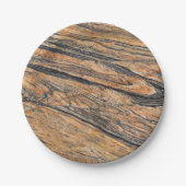 天然石模様 ペーパープレート (正面)