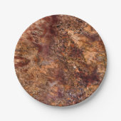 天然石模様 ペーパープレート (正面)