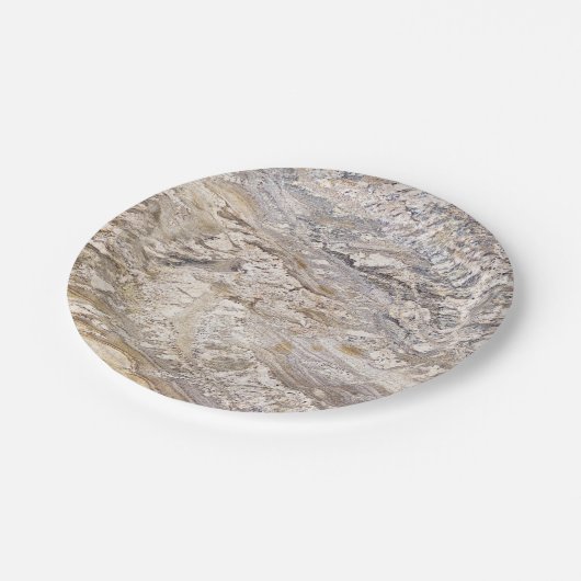 天然石模様 ペーパープレート (アングル)