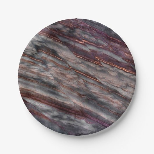 天然石模様 ペーパープレート (正面)