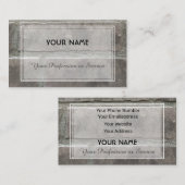 天然石鉱物れんが壁デザインブシン 名刺 (正面/裏面)