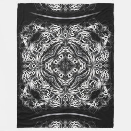 天然稲妻のドラゴンの種族の曼荼羅のキルト フリースブランケット