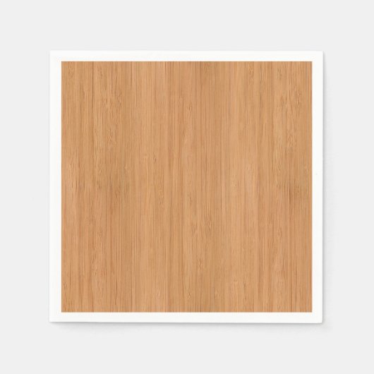 天然竹木目の外観 スタンダードカクテルナプキン (正面)
