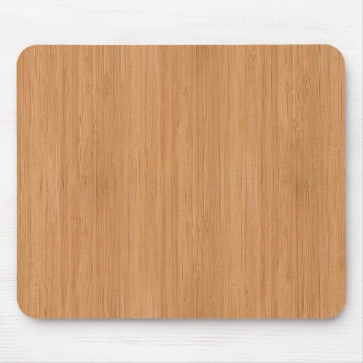 天然竹木目の外観 マウスパッド (正面)