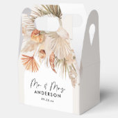 天然結婚のエレガント植物性のススキ フェイバーボックス (オープン)