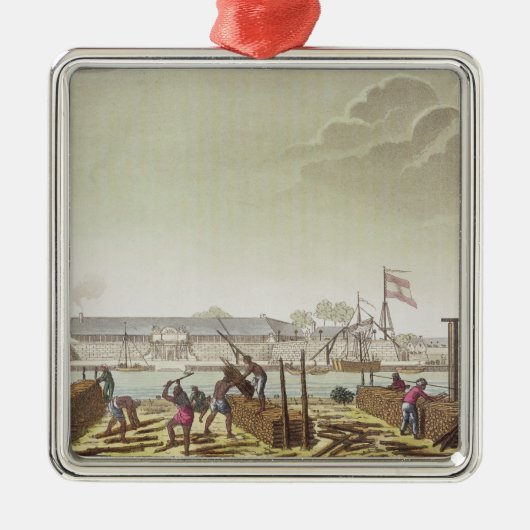 天然自動記録器が付いているバテービア、プレート50の城砦 メタルオーナメント (正面)