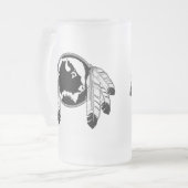 天然芸術のビールのジョッキの野性生物の芸術のMetisガラスのマグ フロストグラスビールジョッキ (正面左)