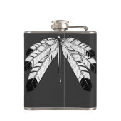 天然芸術のフラスコのカスタムなワシの羽の種族のフラスコ フラスク (裏面)