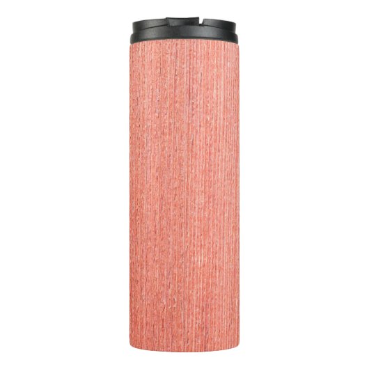 天然茶色の木の質感とシームレスな背景 タンブラー (裏面)