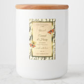 天然褐色木粒樹皮製品ラベル フードラベル (正面)