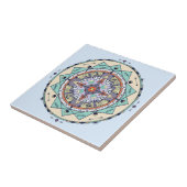 天然記号の曼荼羅のセラミックタイル タイル (側面)