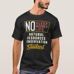 天然資源保全専攻の研究 Tシャツ