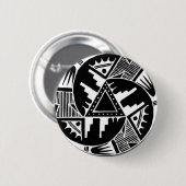 天然車輪 缶バッジ (正面&裏面)