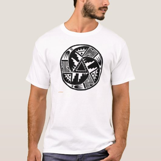 天然車輪 Tシャツ (正面)