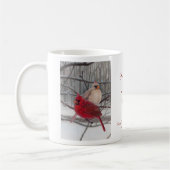 天然野性生物の（鳥）ショウジョウコウカンチョウのマグの維持 コーヒーマグカップ (左)