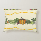 天然野菜の手描き継ぎ目のパターン アクセントクッション (裏面)
