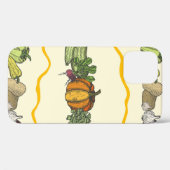天然野菜の手描き継ぎ目のパターン Case-Mate iPhoneケース (裏面 (横))