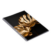 天然金ゴールド色彩の鮮やか群 ノートブック (右側)