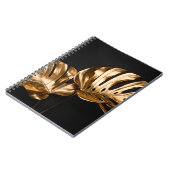 天然金ゴールド色彩の鮮やか群 ノートブック (左側)