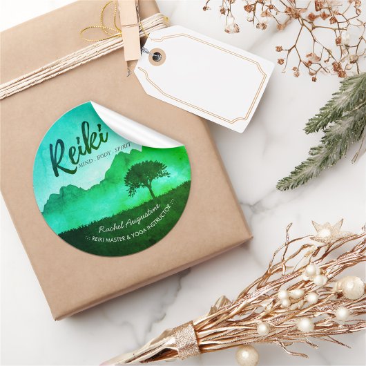 天然霊気マスターヨガ仲介インストラクター ラウンドシール