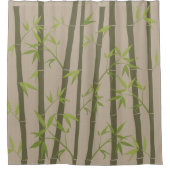 天然青竹 シャワーカーテン (正面)