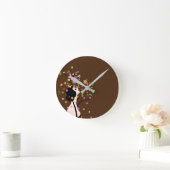 天然香水 ラウンド壁時計 (ホーム)