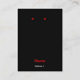 天然馬のイヤリングのブランク 名刺