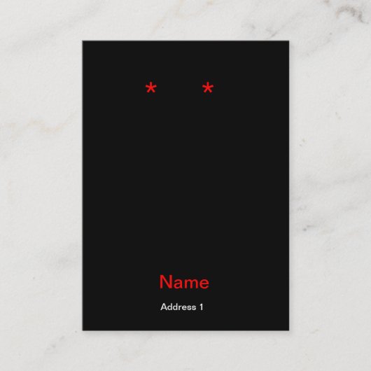 天然馬のイヤリングのブランク 名刺 (正面)