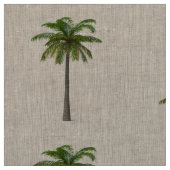 天然麻布のヤシの木 ファブリック (見本)