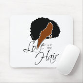 天然黒髪 |愛は髪の中にある マウスパッド (マウス)