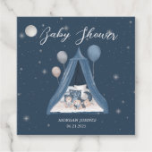 天熊の赤ちゃんシャワー フェイバータグ (正面)