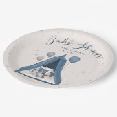 天熊ベビーシャワー紙プレート ペーパープレート (アングル)