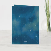 天牛シンボルファンタジータウロス標識誕生日 カード (裏面)